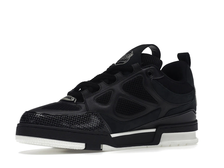 Baskets Louis Vuitton LV Skate noires et blanches