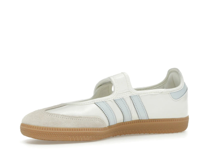 adidas Samba Jane Blanc Bleu Gomme (Femme)