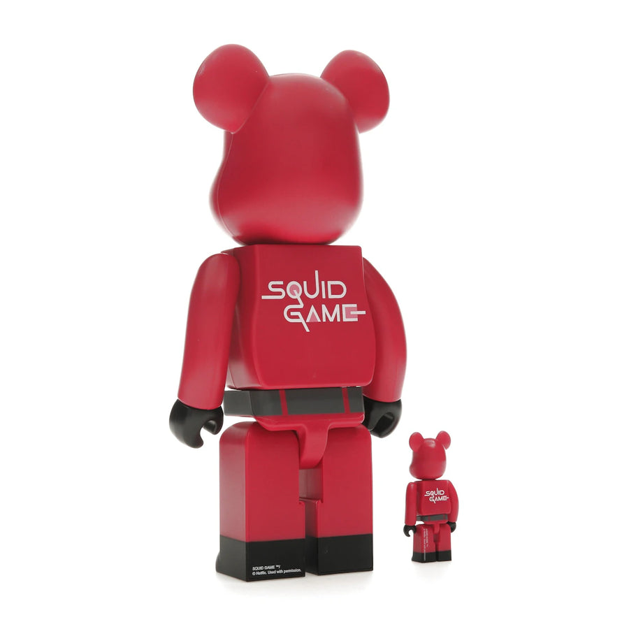 Bearbrick x Squid Game Guard (Carré) Set 100 % et 400 %