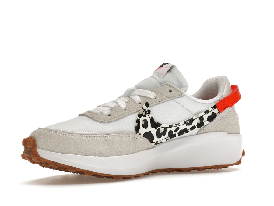 Nike Waffle Debut Blanc Équipe Orange Léopard (Femme)