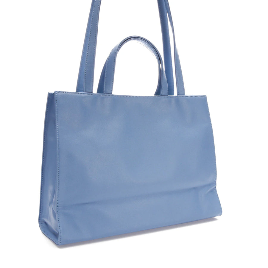 Sac cabas Telfar moyen, bleu céruléen