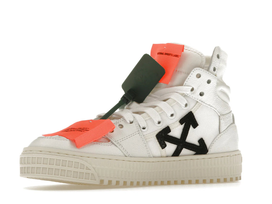 OFF-WHITE Off Court 3.0 Leather Canvas White White Orange (Women's)