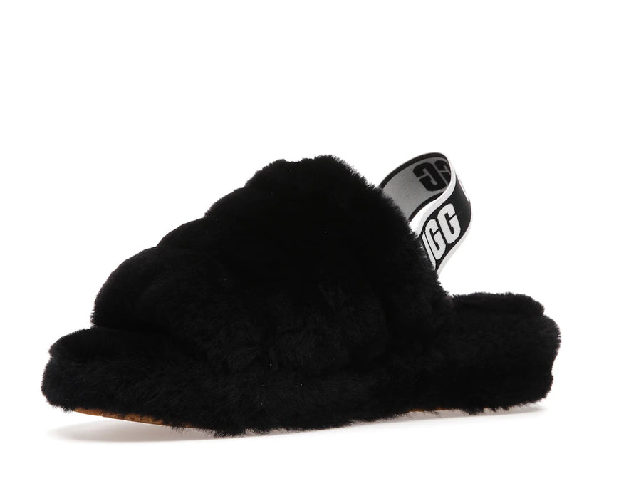 UGG Fluff Yeah Slide Black (Women's)