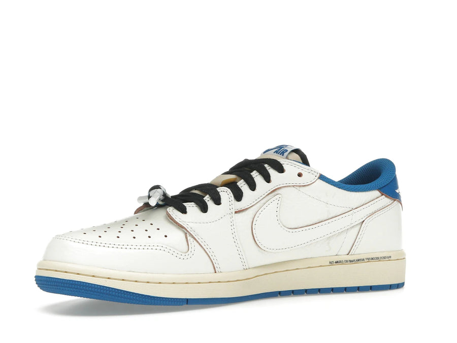 Jordan 1 Retro Low OG SP Fragment x Travis Scott Sail Military Blue