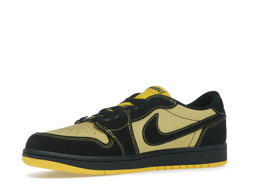 Jordan 1 Retro Low OG Quai 54 Noir Tour Jaune Rouge