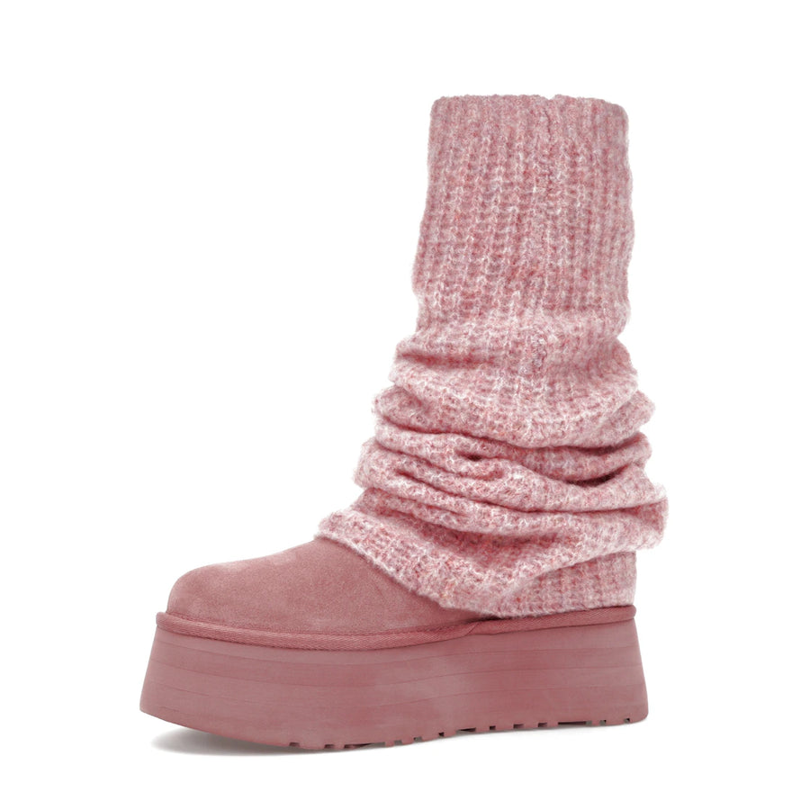Bottes guêtres UGG Classic Mini Dipper Rose Aube (Femme)