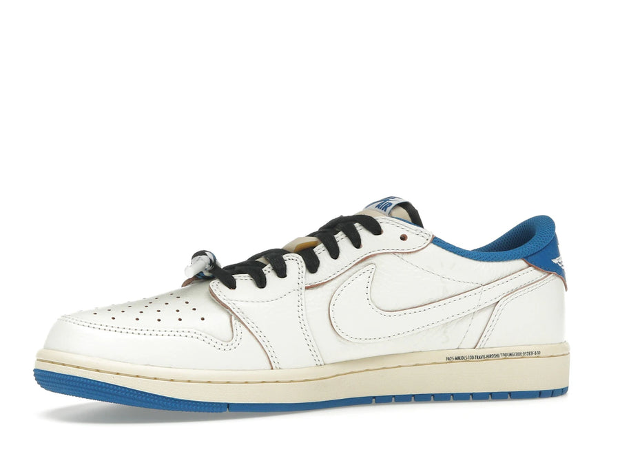 Jordan 1 Retro Low OG SP Fragment x Travis Scott Sail Military Blue