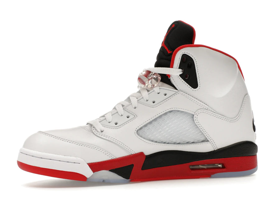 Jordan 5 Retro Fire Red Black Tongue (2025)