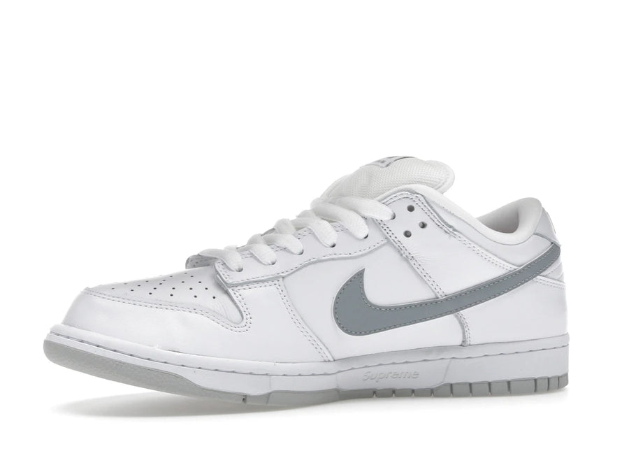 Nike SB Dunk Low Supreme 94 Blanc Argent Métallisé