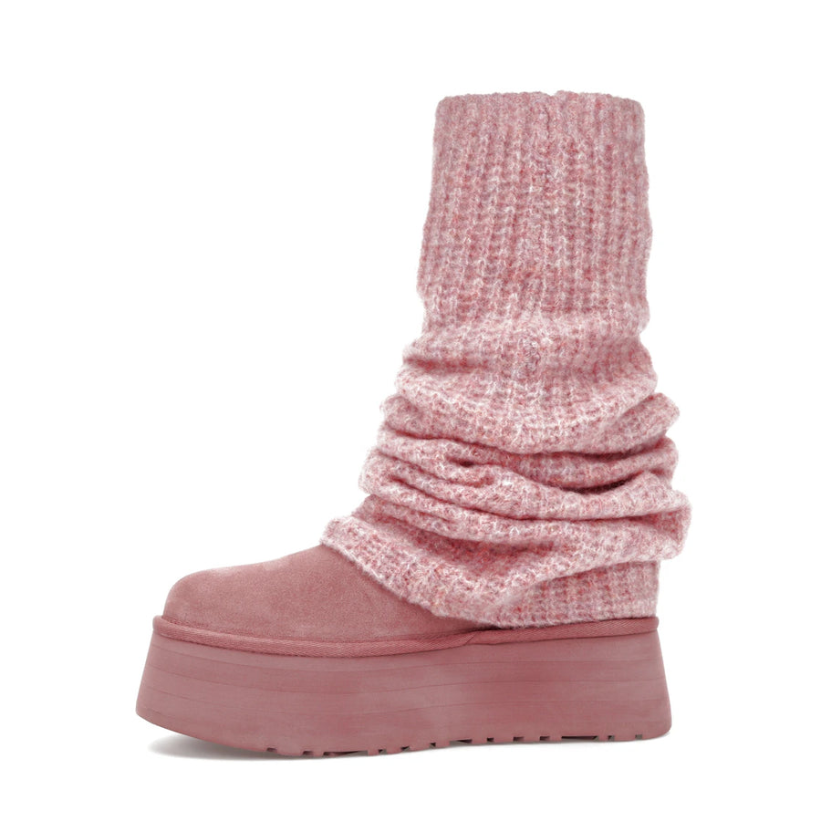 Bottes guêtres UGG Classic Mini Dipper Rose Aube (Femme)