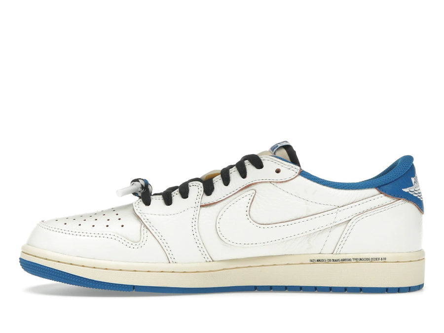 Jordan 1 Retro Low OG SP Fragment x Travis Scott Sail Military Blue