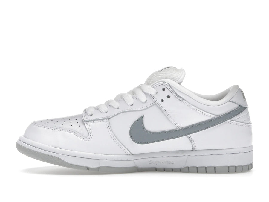 Nike SB Dunk Low Supreme 94 Blanc Argent Métallisé