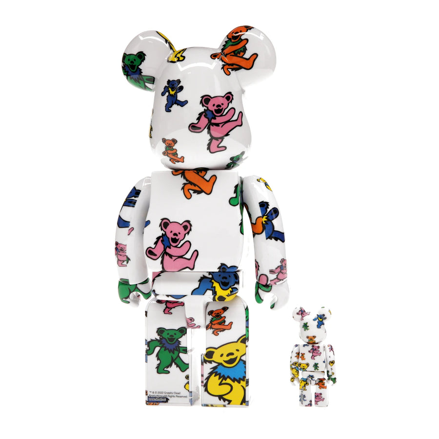 Bearbrick x Grateful Dead (Dancing Bear) 100% & 400% Set