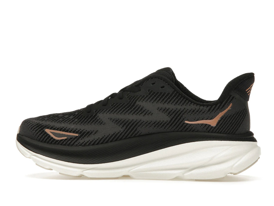 Hoka One One Clifton 9 Noir Or Rose (Femme)