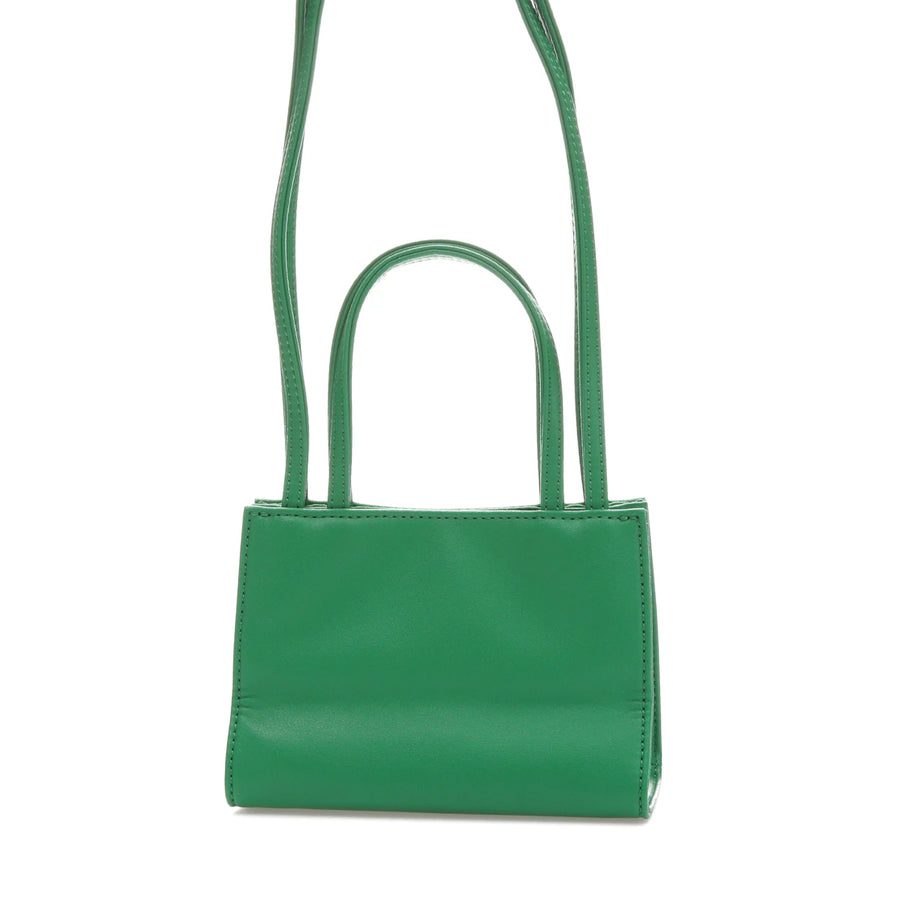 Sac de courses Telfar petit écran vert