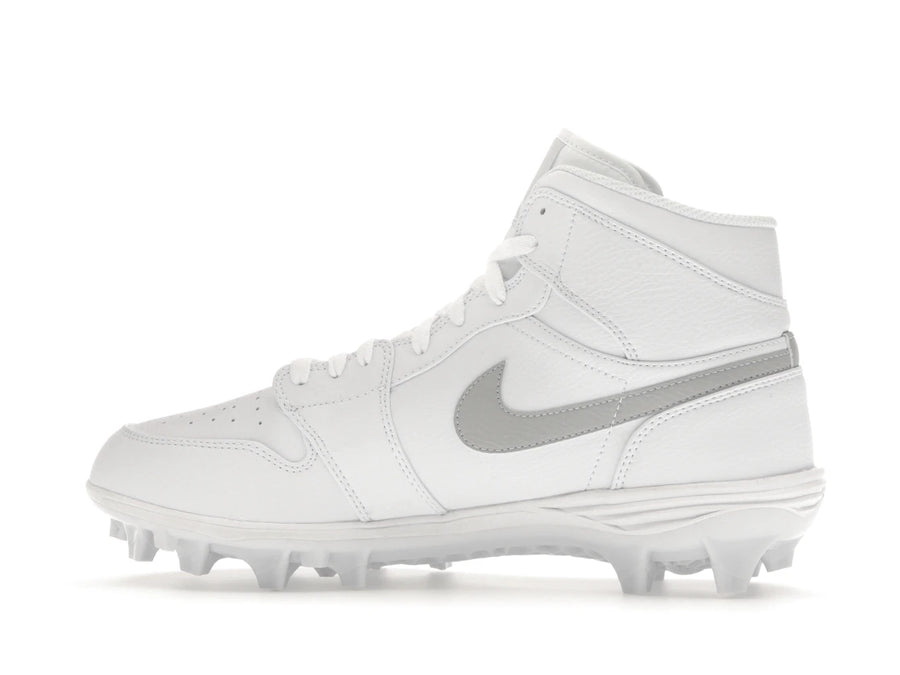 Crampons Jordan 1 Mid TD Blanc Gris Brume
