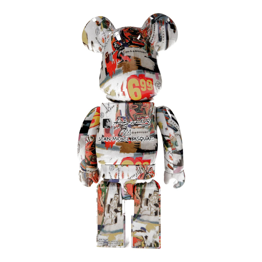 Bearbrick Andy Warhol x JEAN-MICHEL BASQUIAT #4 400%