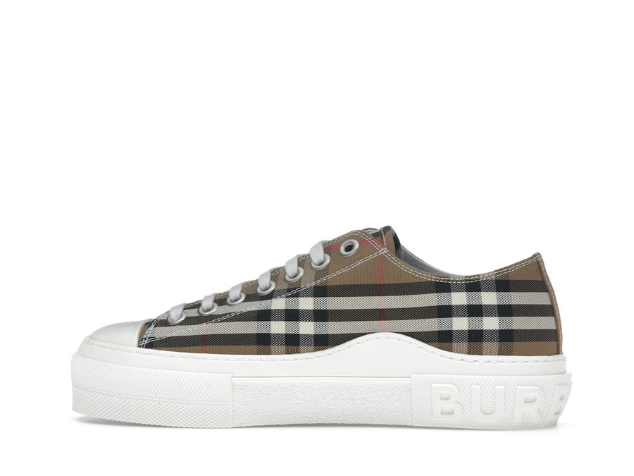 Baskets basses Burberry à motif House Check, marron taupe (Femme)