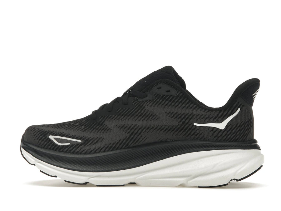 Hoka One One Clifton 9 Noir Blanc (Femme)
