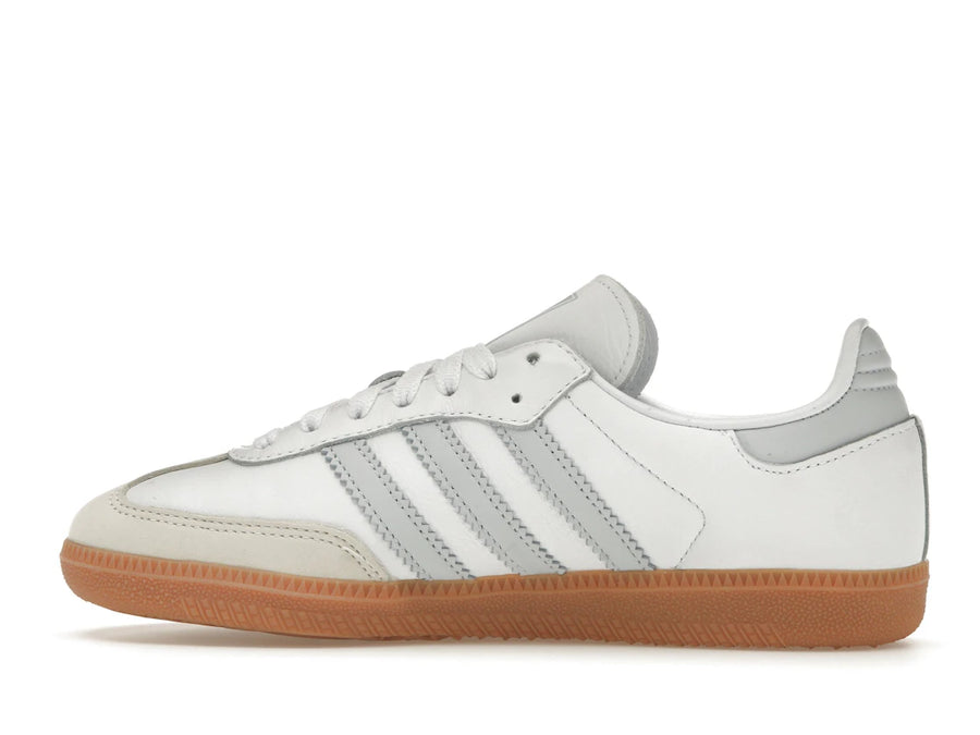 adidas Samba OG White Halo Blue Gum (Femme)
