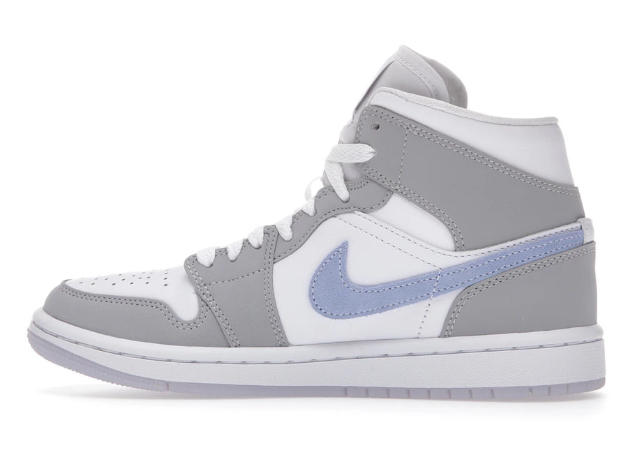 Jordan 1 Mid Wolf Gray Aluminum (Femme)