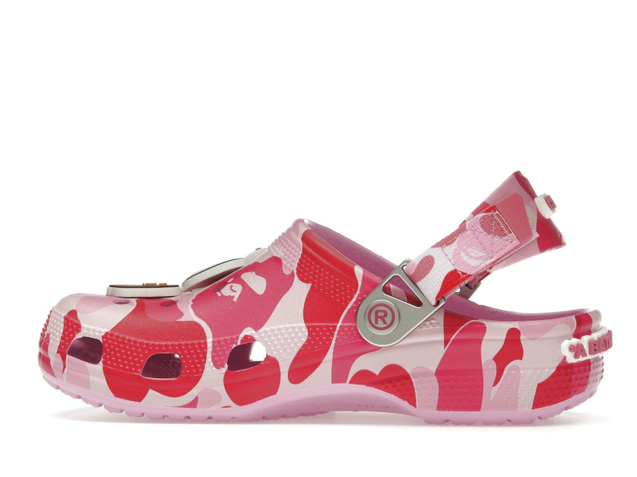 Crocs Classic Clog A Bathing Ape ABC Camo Pink