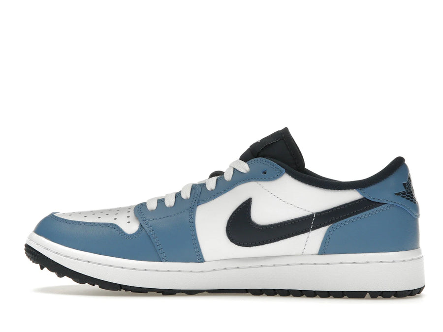 Jordan 1 Low Golf Blanc Tempête Égée