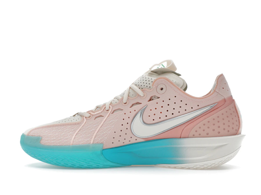 Nike Air Zoom GT Cut 3 Corail délavé Cactus poussiéreux Argent métallisé Craie