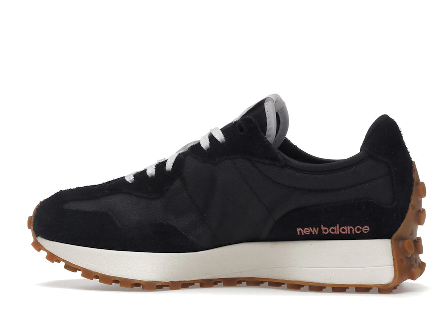 New Balance 327 Noir Blanc Gomme (Femme)