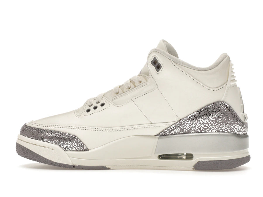 Jordan 3 Retro Sail Gris Ciment (Femme)