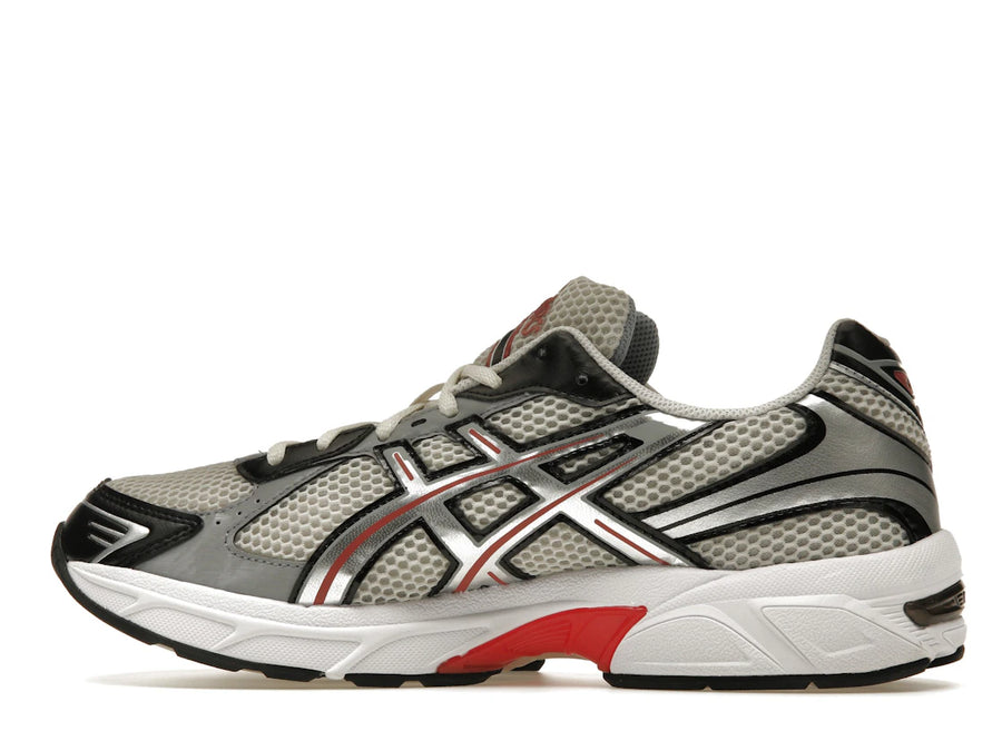 ASICS Gel-1130 Gris fumé Argent pur Rouge
