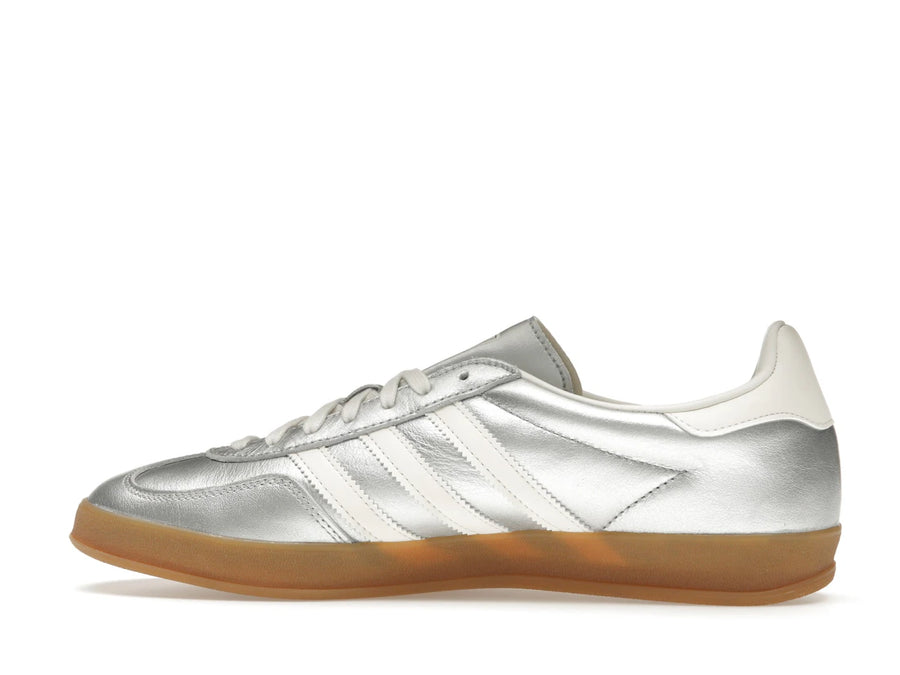 adidas Gazelle Indoor Argent Métallisé Blanc