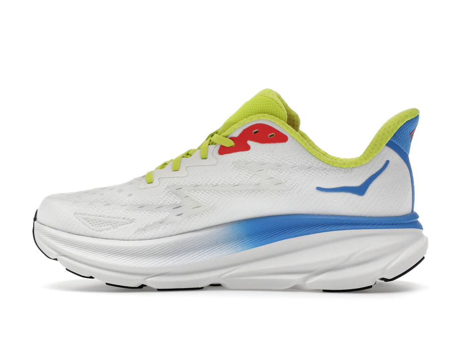 Hoka One One Clifton 9 Blanc De Blanc Bleu Virtuel