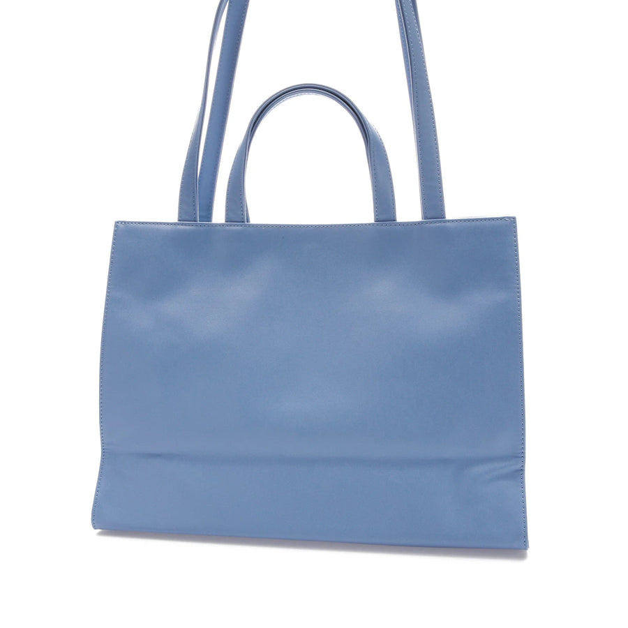 Sac cabas Telfar moyen, bleu céruléen