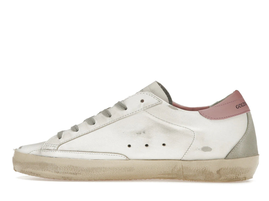 Golden Goose Super-Star Blanc Rose Clair (Femme)