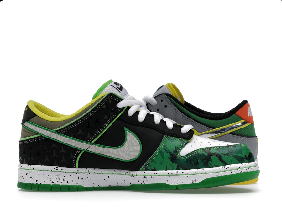 Nike Dunk Low What the Duck Away Université de l'Oregon PE