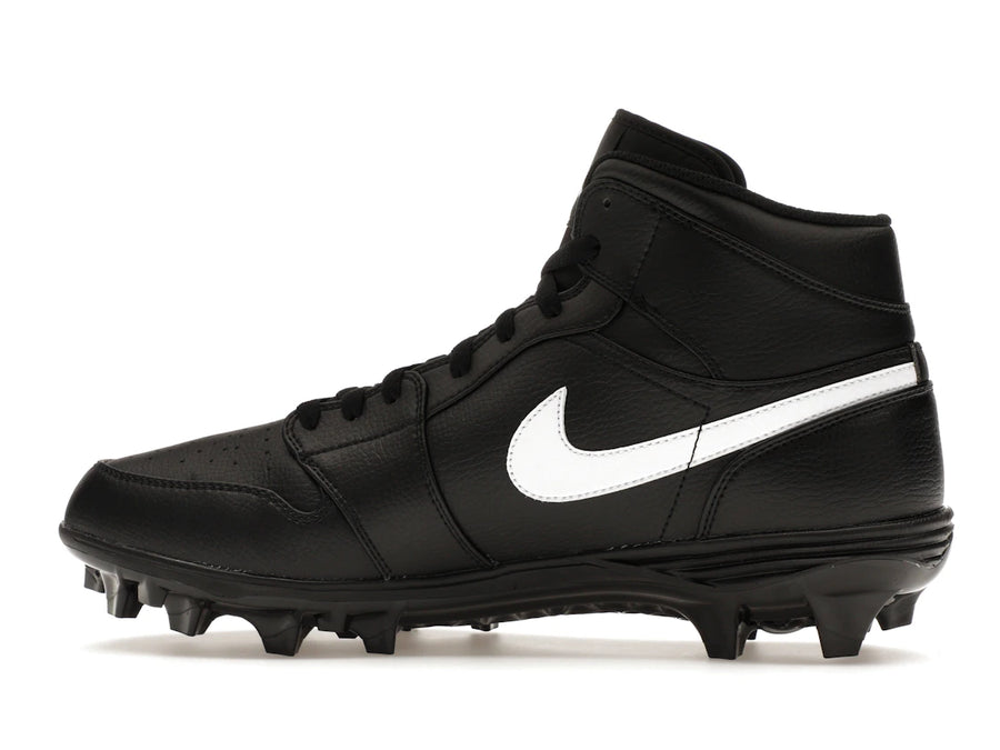 Crampons Jordan 1 Mid TD Noir et Blanc