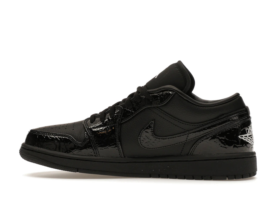 Jordan 1 Low SE Patent Elephant Noir (Femme)