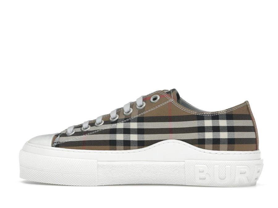 Baskets basses Burberry à motif House Check, marron taupe