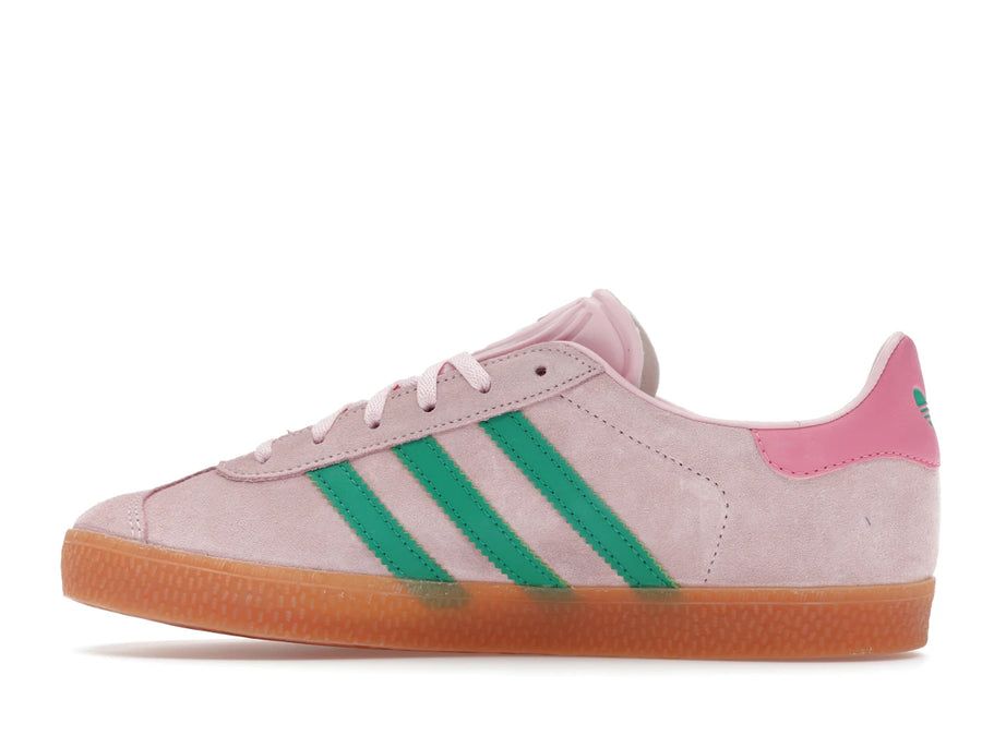 adidas Gazelle Clear Pink Court Green (GS)