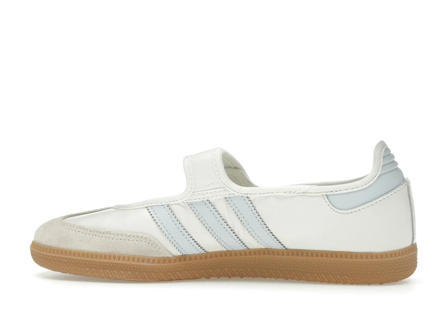 adidas Samba Jane Blanc Bleu Gomme (Femme)