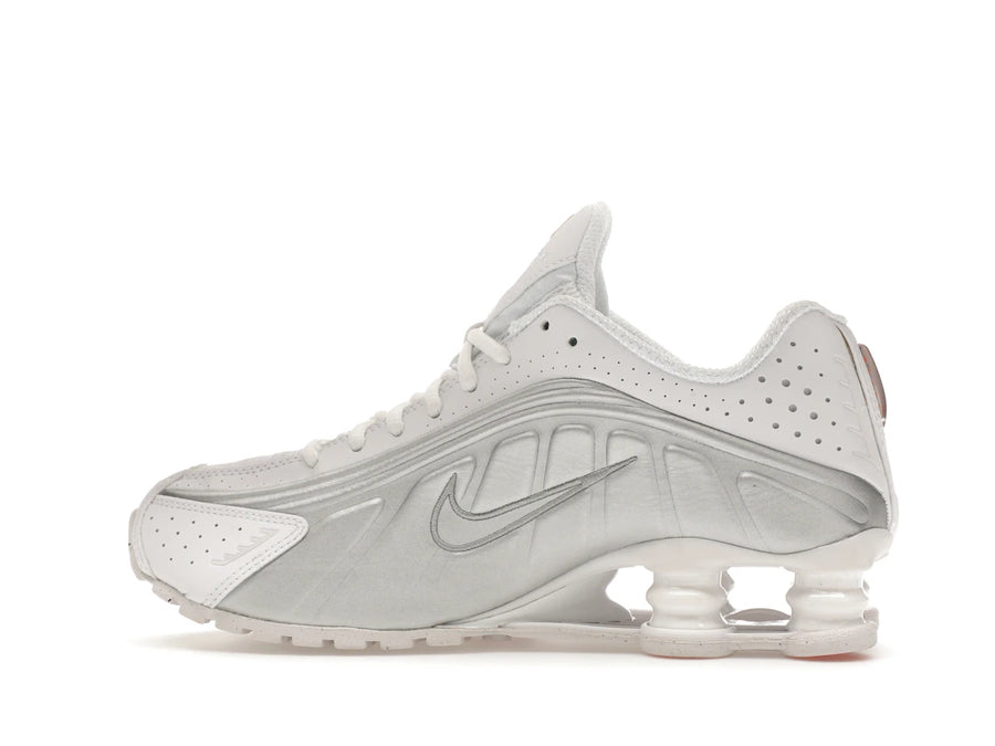 Nike Shox R4 White Metallic Silver (Women's)