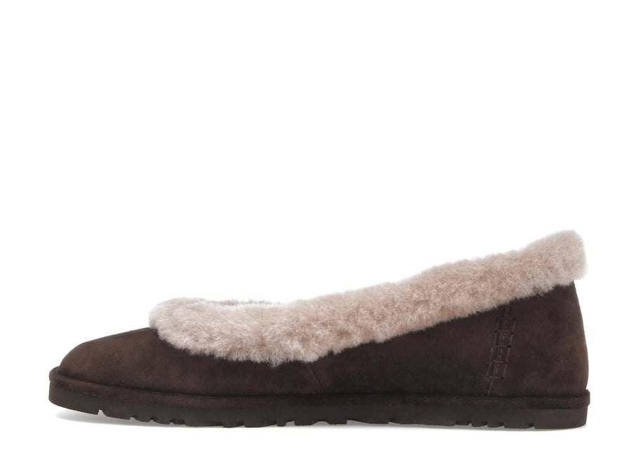 Ballerines UGG Zora couleur cacao (Femme)