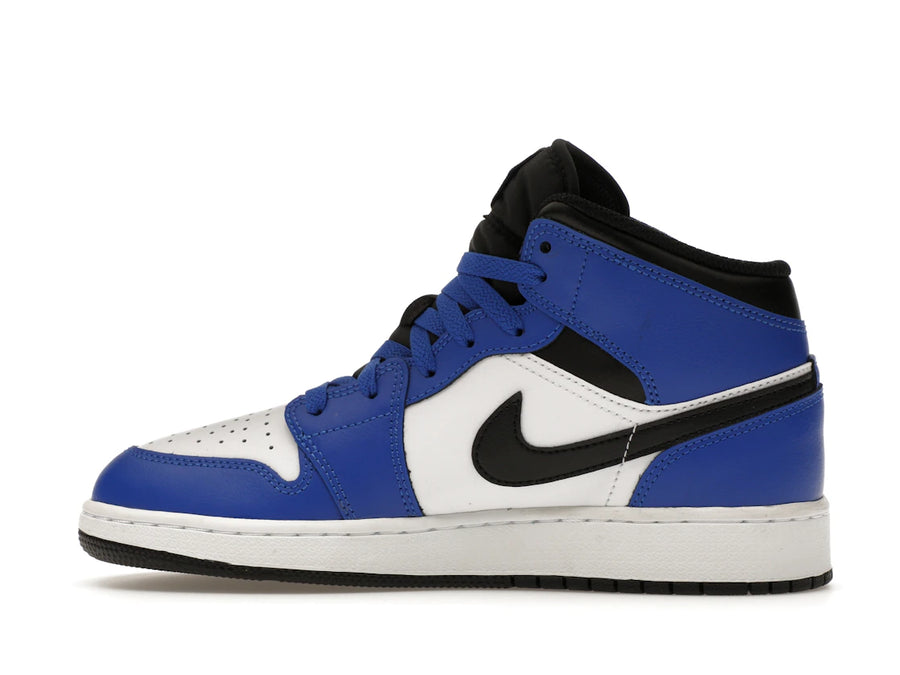 Jordan 1 Mid Game Royal White Black (GS)