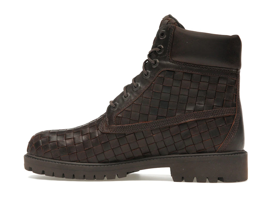 Bottes Timberland Premium 6" tissées marron foncé