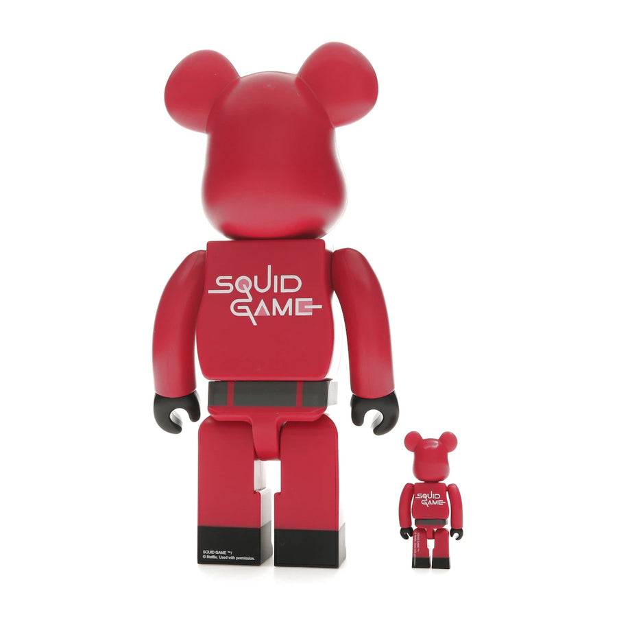 Bearbrick x Squid Game Guard (Carré) Set 100 % et 400 %