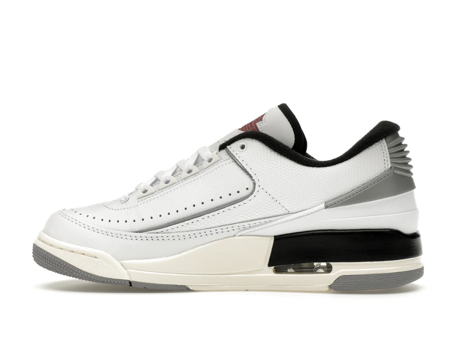 Jordan 2/3 White Black Metallic Silver