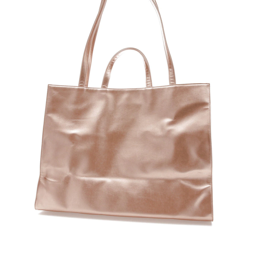 Sac de courses Telfar grand format en cuivre