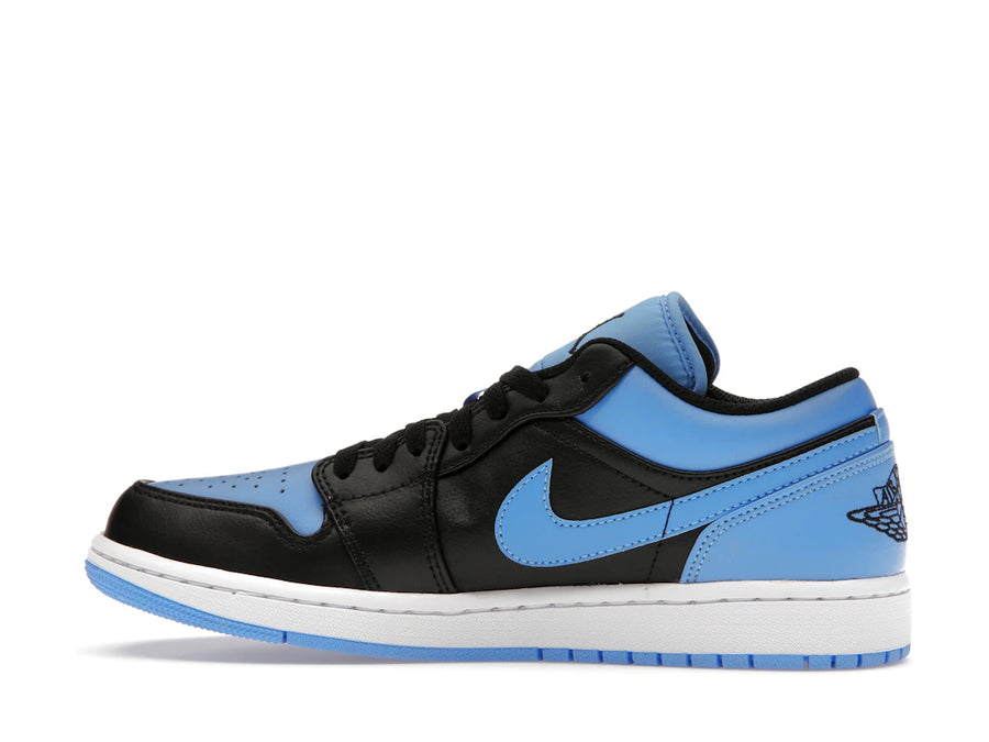 Jordan 1 Low Noir Bleu Université