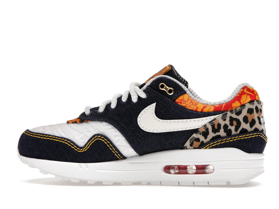 Nike Air Max 1 Premium Denim Léopard